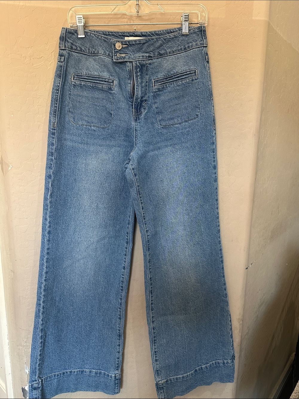 Habitual Wide-Leg High-Rise Jeans in Denim Blue